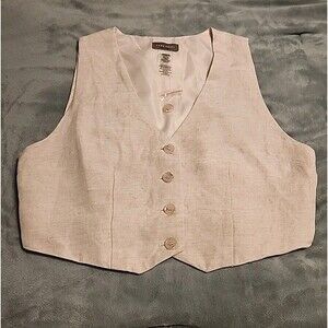 Sans Souci Anthropolgie Cropped Vest Size M